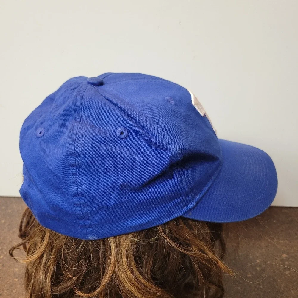 MLB Texas Rangers OC Sports Baseball Cap Youth Blue Embroidery Adjustable Hat